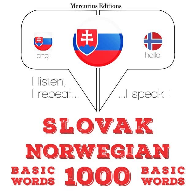 Slovak – Norwegian : 1000 basic words