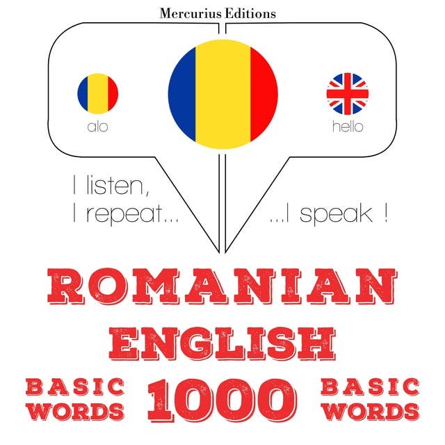 Romanian – English : 1000 basic words