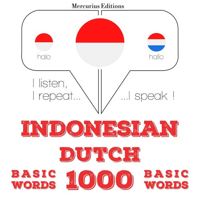 Indonesian – Dutch: 1000 Basic Words