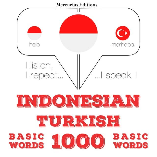 Indonesian – Turkish: 1000 Basic Words