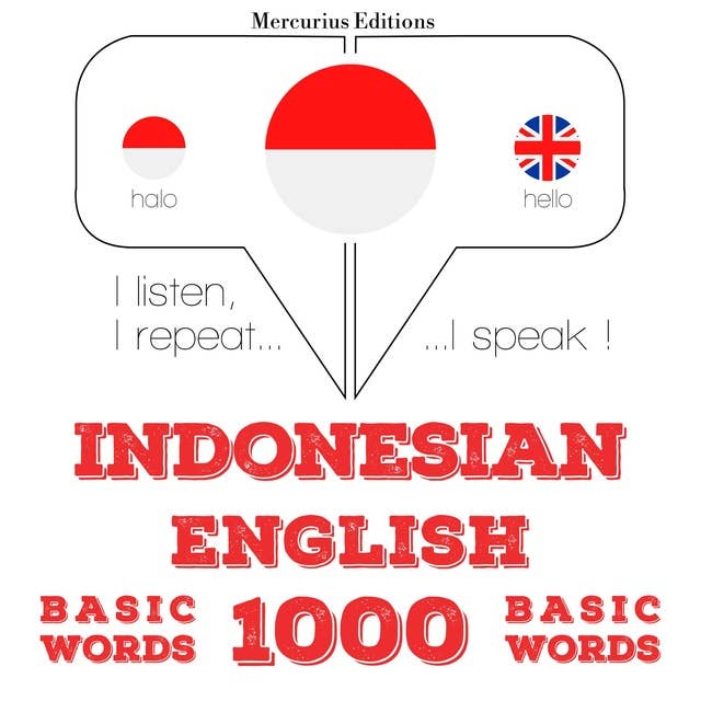 Indonesian – English: 1000 Basic Words