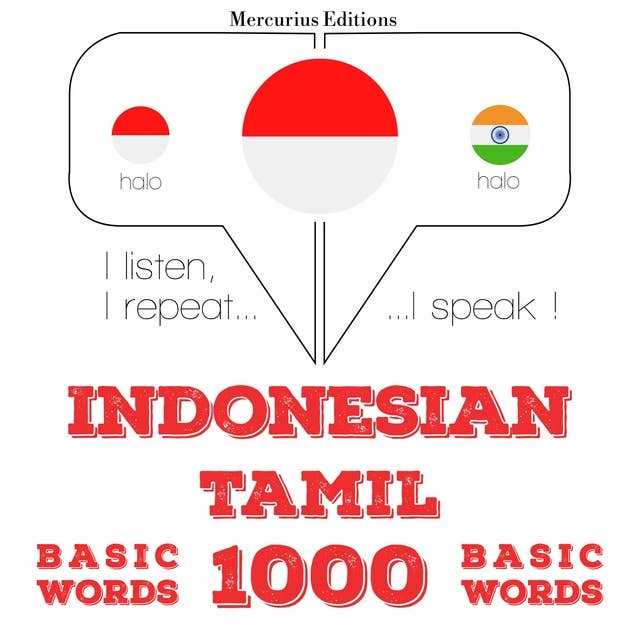 Indonesian – Tamil: 1000 Basic Words