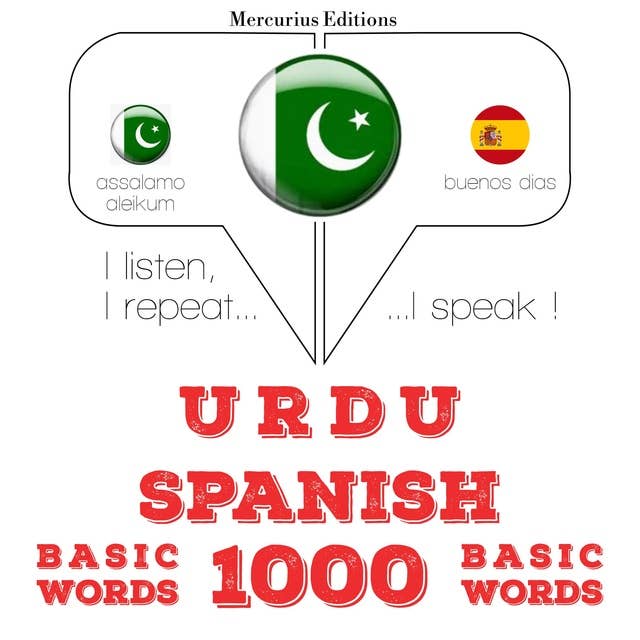 Urdu – Spanish : 1000 basic words
