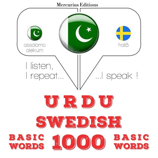 Urdu – Swedish : 1000 basic words