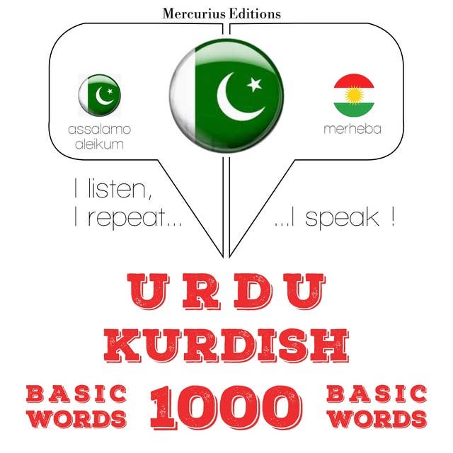 Urdu – Kurdish : 1000 basic words