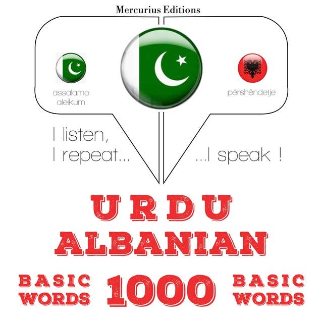 Urdu – Albanian : 1000 basic words