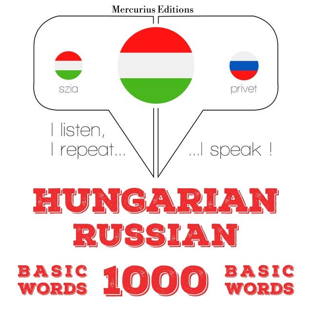 Hungarian – Russian : 1000 basic words