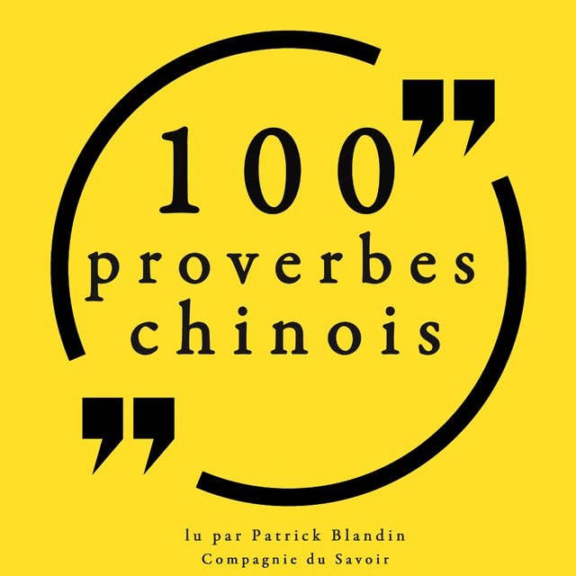 100 proverbes chinois