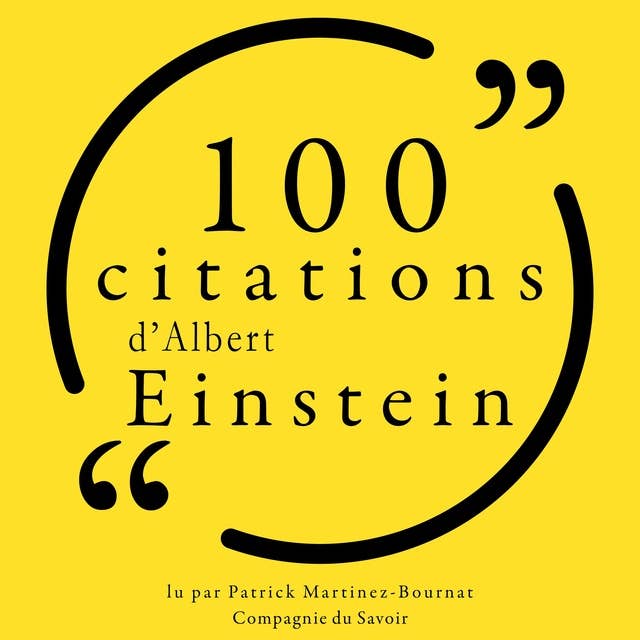 100 citations d'Albert Einstein