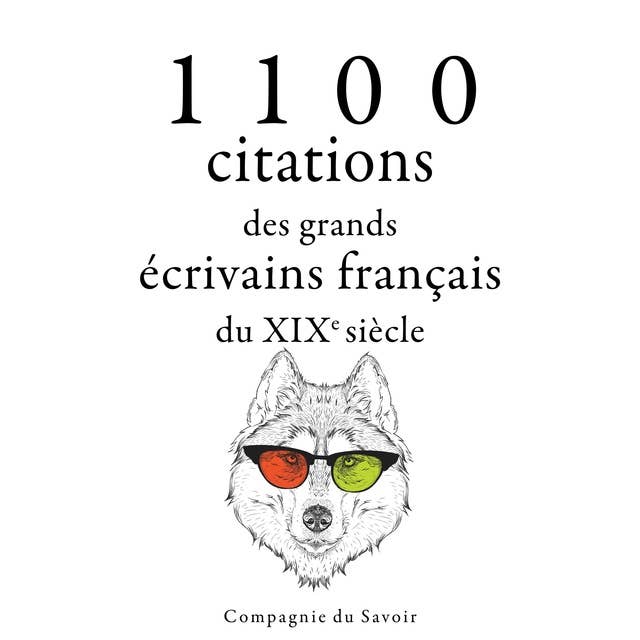 1100 citations des grands écrivains français du XIXe siècle 