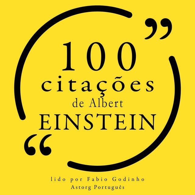 Cover for 100 citações de Albert Einstein