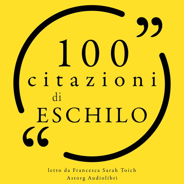 Cover for 100 citazioni di Aeschylus