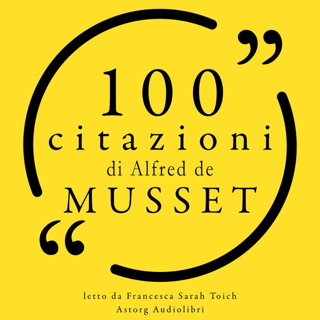 Cover for 100 citazioni Alfred de Musset