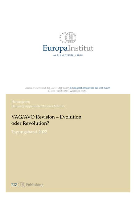 VAG/AVO Revision - Evolution oder Revolution?