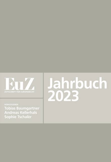 EuZ - Zeitschrift für Europarecht - Jahrbuch 2023