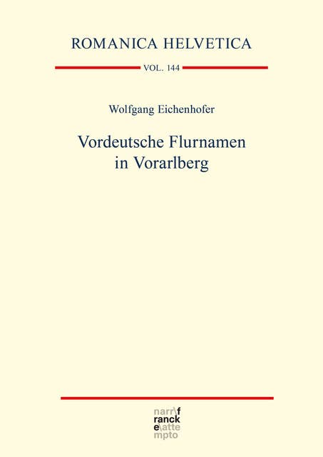 Vordeutsche Flurnamen in Vorarlberg