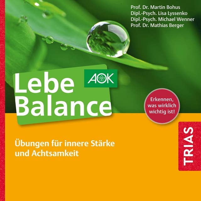 Lebe Balance Audio-CD: Übungen für innere Stärke und Achtsamkeit