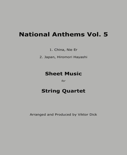 National Anthems Vol. 5: Sheet Music for String Quartet