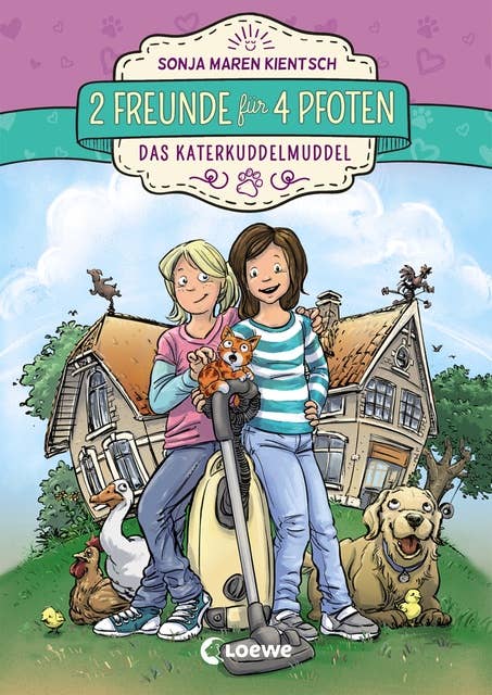 2 Freunde für 4 Pfoten: Das Katerkuddelmuddel: Kinderbuchreihe über Tierrettung für Mädchen und Jungen ab 8 Jahre