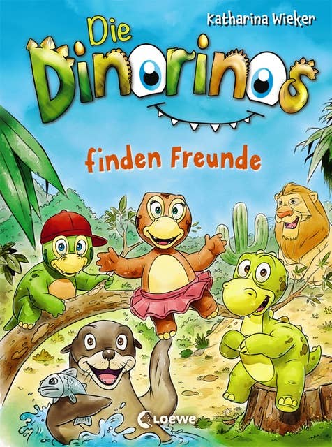 Die Dinorinos finden Freunde: Lustiges Kinderbüch mit Dinosauriern zum Vorlesen und ersten Selberlesen ab 7 Jahre