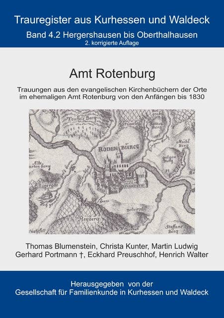 Amt Rotenburg: Trauregister von Kurhessen und Waldeck, Band 4.2