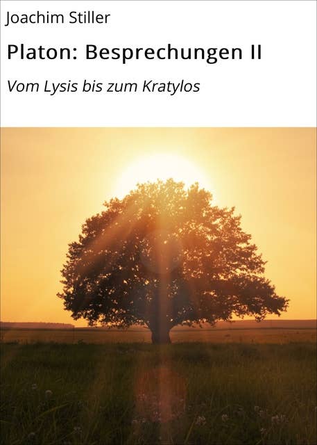 Platon: Besprechungen II: Vom Lysis bis zum Kratylos