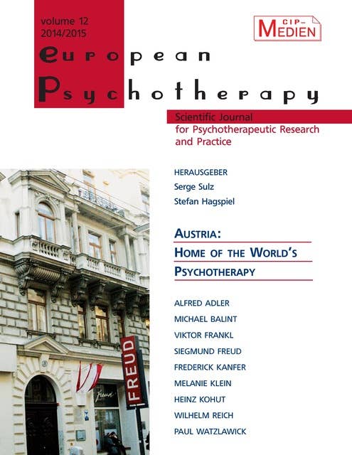 European Psychotherapy 2014/2015: Austria: Home of the World's Psychotherapy