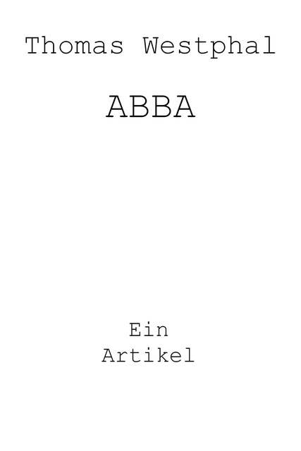 ABBA: Ein Artikel