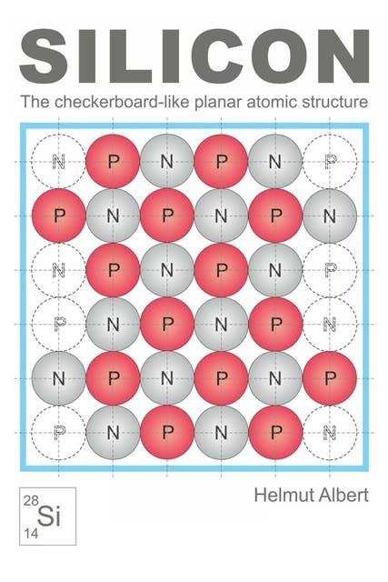 Silicon: The checkerboard-like planar atomic structure