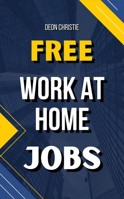 Free Work At Home Jobs: Learn how to make money online with free work from home jobs!