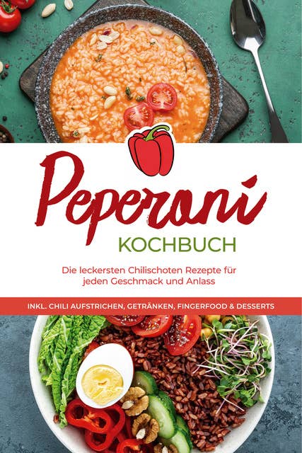 Peperoni Kochbuch: Die leckersten Chilischoten Rezepte für jeden Geschmack und Anlass - inkl. Chili Aufstrichen, Getränken, Fingerfood & Desserts
