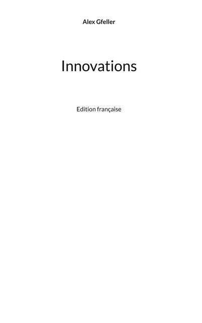 Innovations: Edition française