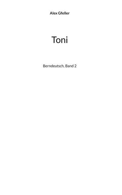 Toni: Berndeutsch, Band 2
