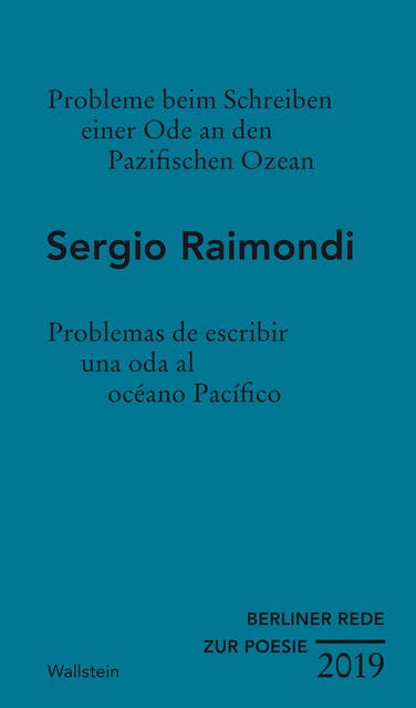 Probleme beim Schreiben einer Ode an den Pazifischen Ozean: Problemas de escribir una oda al océano Pacífico