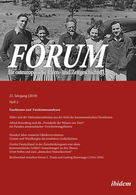 Forum für osteuropäische Ideen- und Zeitgeschichte: Jahrgang 22,2
