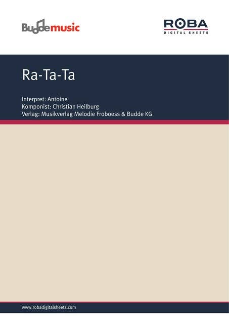 Ra-Ta-Ta: as performed by Antoine, Single Songbook