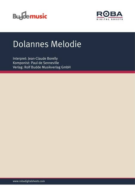 Dolannes Melodie: as performed by Jean-Claude Borelly, Single Songbook