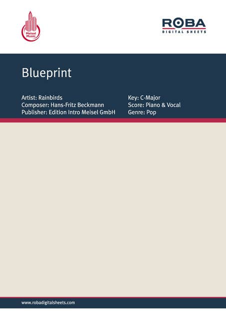 Blueprint: as performed by Rainbirds, Single Songbook