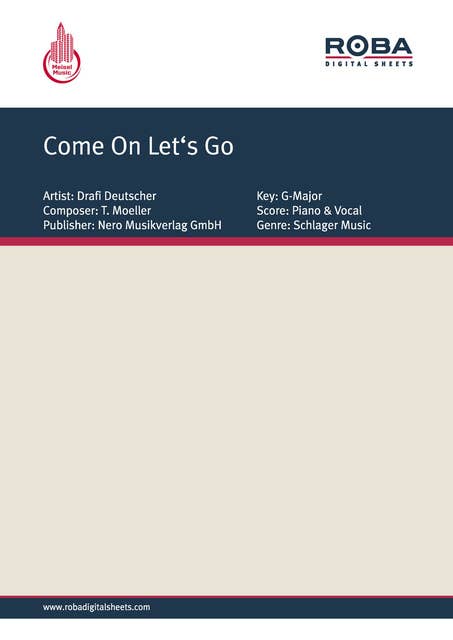 Come On Let‘s Go: as performed by Drafi Deutscher, Single Songbook
