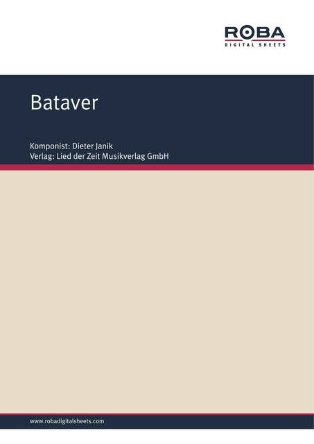 Bataver: sheet music for jazzpiano