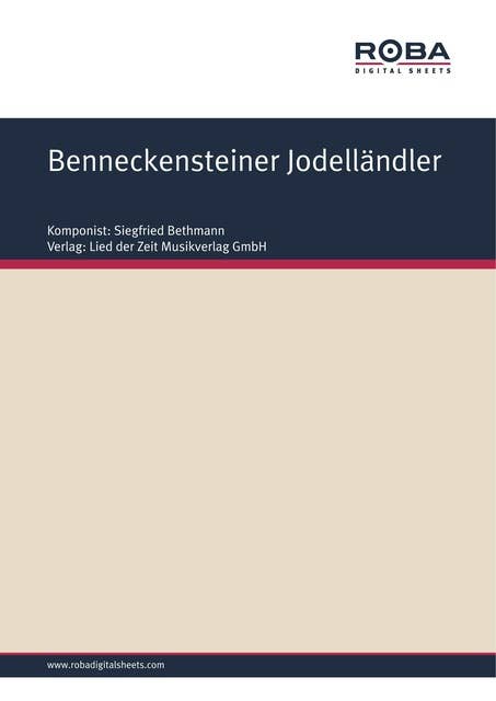 Benneckensteiner Jodelländler: Single Songbook for accordion