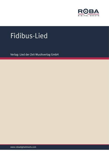 Fidibus-Lied: Single Songbook