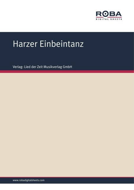 Harzer Einbeintanz: Single Songbook for accordion
