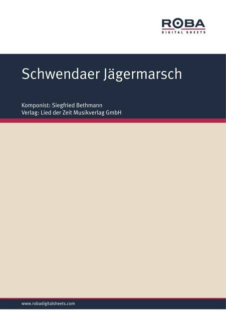Schwendaer Jägermarsch: Der Jägerfamilie Rößler in Schwenda gewidmet