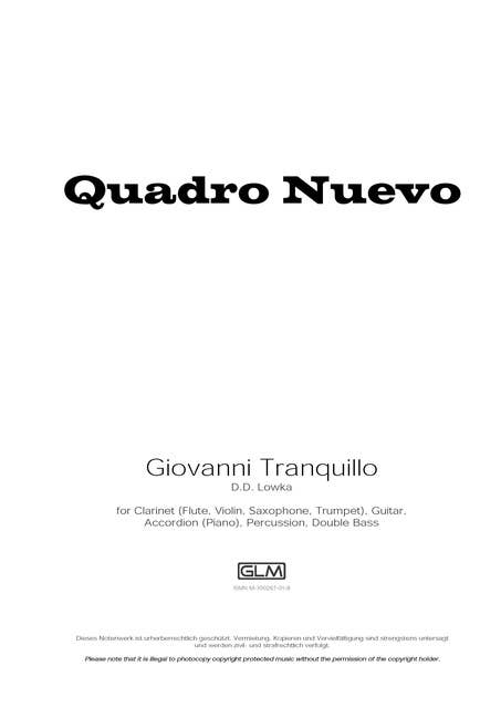 Giovanni Tranquillo: Sheet Music