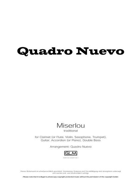 Miserlou: Sheet Music