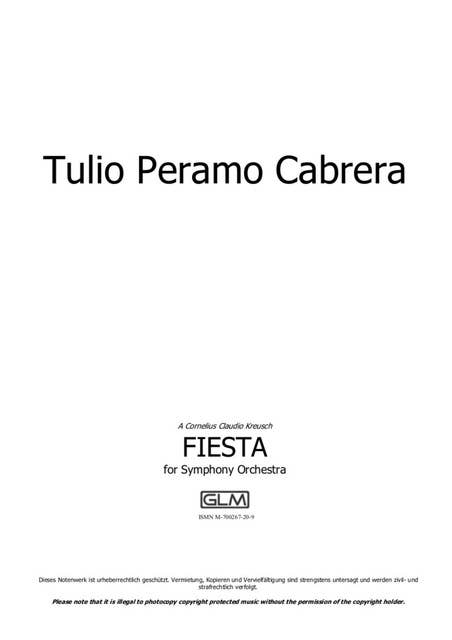 Fiesta: sheet music