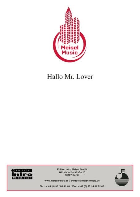 Hallo Mr. Lover: Single Songbook