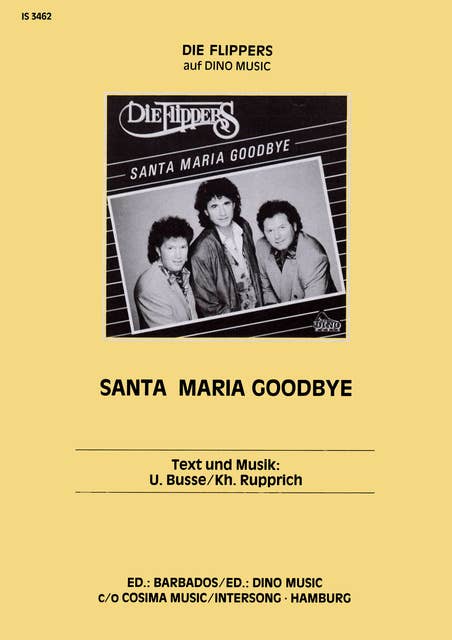 Santa Maria Goodbye: Single Songbook