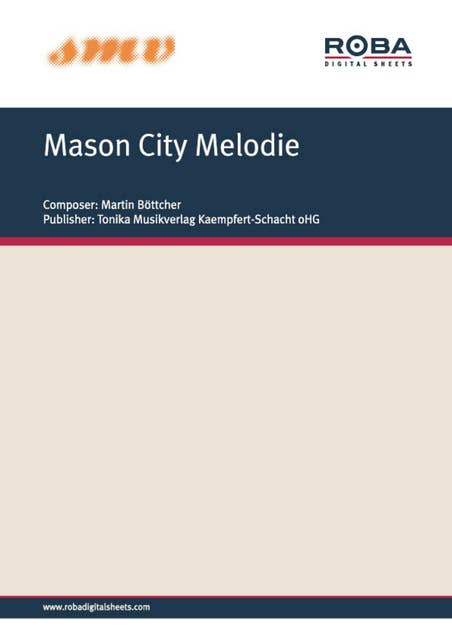 Mason City Melodie: Notenausgabe